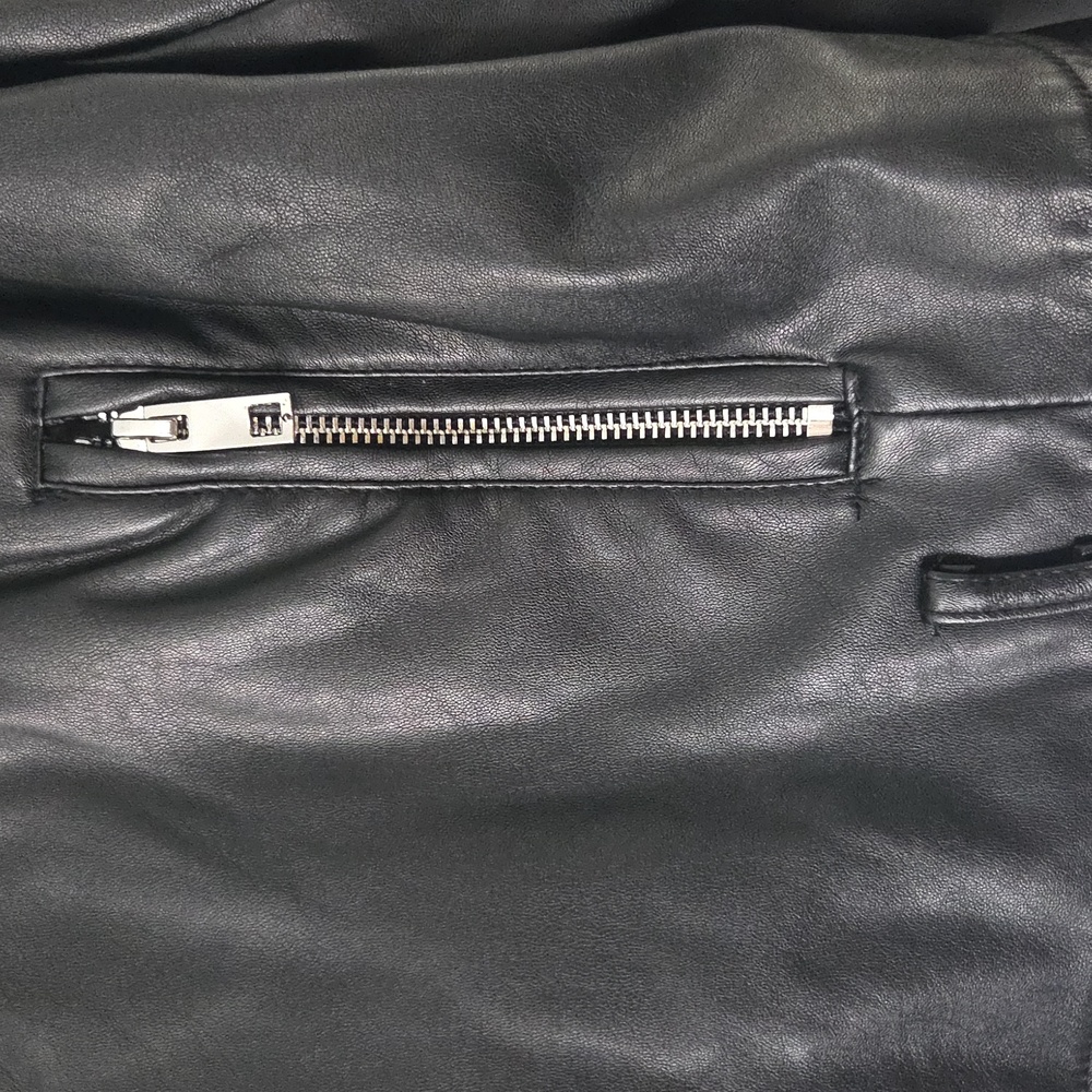 Vegan Leather Moto Jacket (L) - Picture 4 of 9